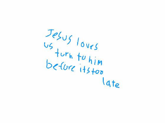 Jesus loves us 1