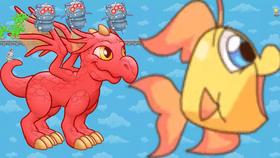 Big fish and big dragon