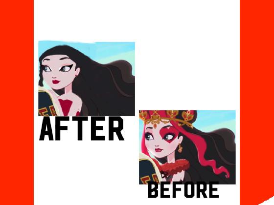  Before and after Lizzie hearts