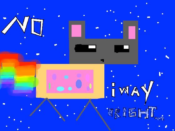 Odd nyan cat meme