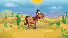 animation horse