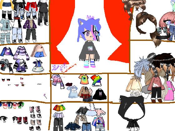 gacha life dress up 1 :D