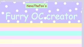 Furry OC Creator!! (i remixed it lol)