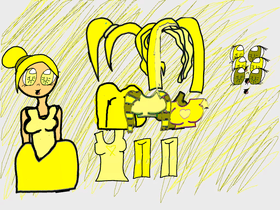 yellow dress up