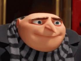 Gru likes to head bob