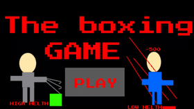 The boxing game (W.I.P)