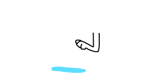 Lazy water bending animation