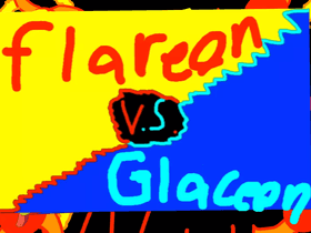 1-2 Player FLAREON vs GLACEON!