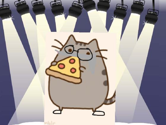 pizza party with pusheen cat 1