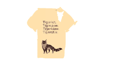 Tigerclaw name shirt