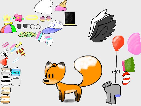 Dress up a cute fox!