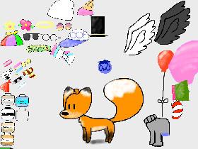 Dress up a cute fox!  1