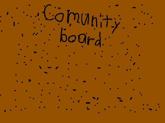 Comunity board