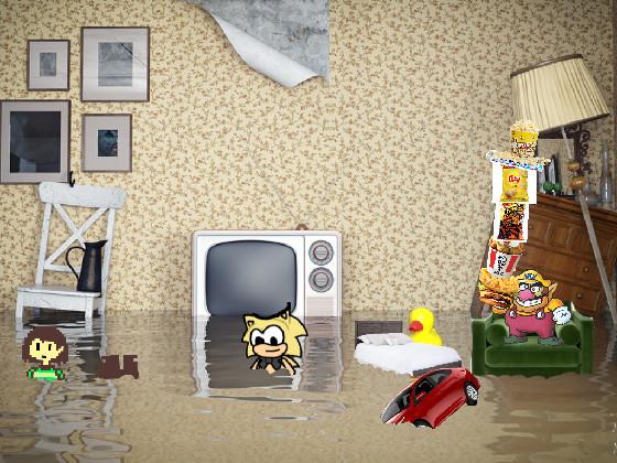 wario gets grounded after flooding the house of osmoses jones