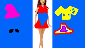 barbie dress up by: sky pie