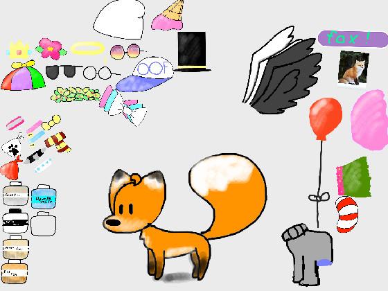 Dress up a cute fox!