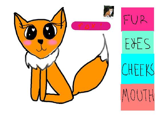 Design the fox! By amber!