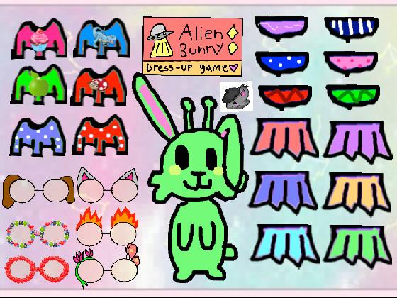 👽Alien Bunny Dress-up🪐 1