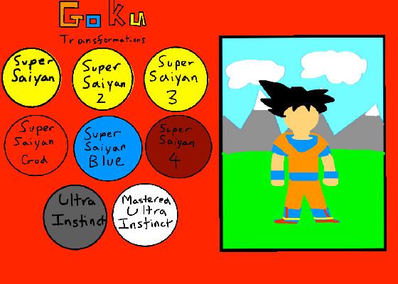 Goku Transformations 1