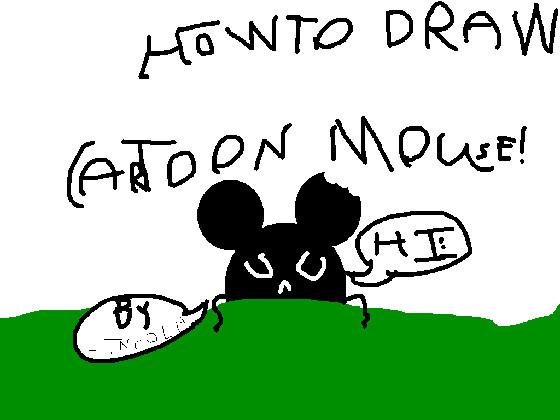 How To Draw Cartoon Mouse