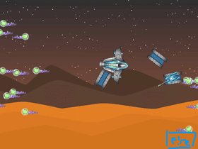 Alien Game with missiles