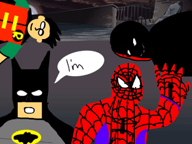 Batman and Spider-man GIF