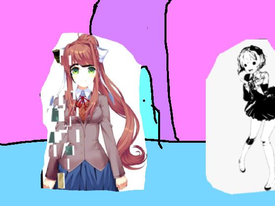 doki doki literature club but some thing is clearly wrong……..
