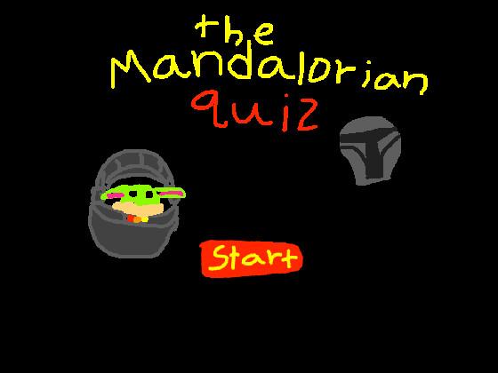 the manalorian quiz