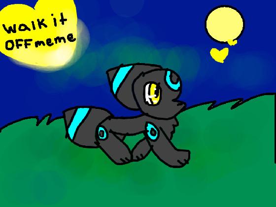 Walk It Off Meme//shiny Umbreon