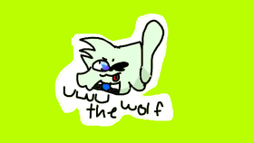 fanart for uwu the wolf :D