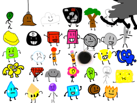 BFDI, Characters!