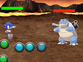 sonic vs blastoise