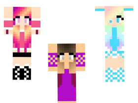 Minecraft girls dancing!