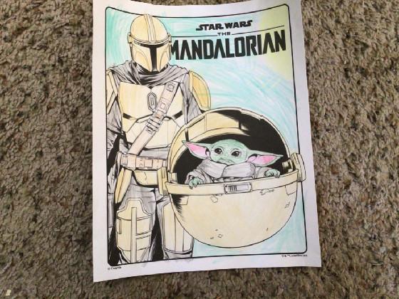 gold mando picture