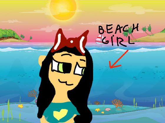 My art! (beach girl)