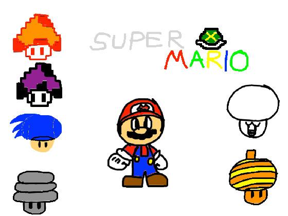 Super mario power ups: mushrooms 2