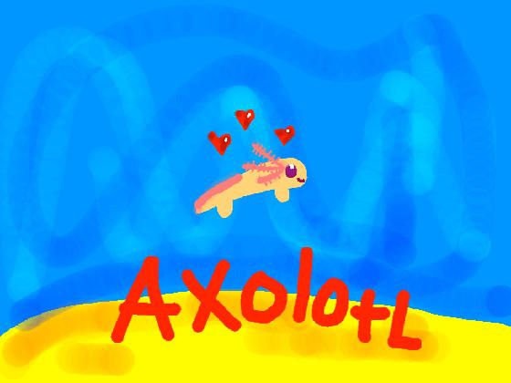 Cute axolotl pet 1