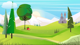 Animate Apples and Clouds - web