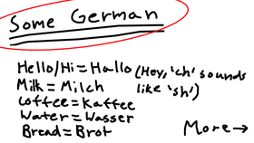 Learn a few German words!