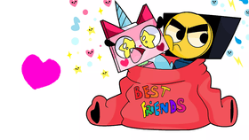 Unikitty and master frown ♡♡♡