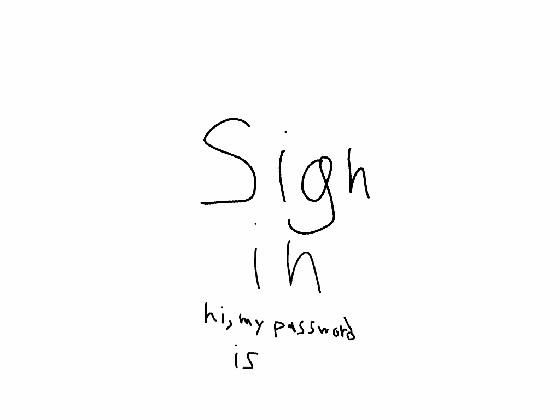 sign in part 2