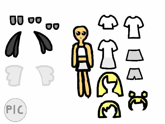 Dressup template 1