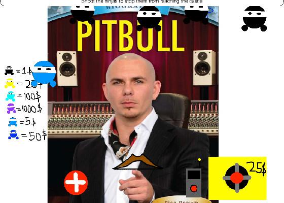 Arrow Shoot out pitbull