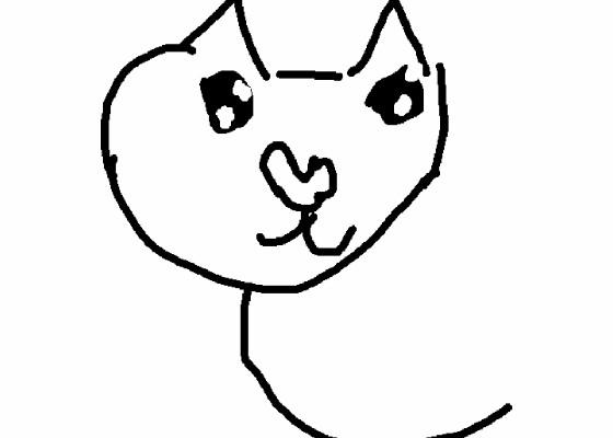 How to draw a cute cat