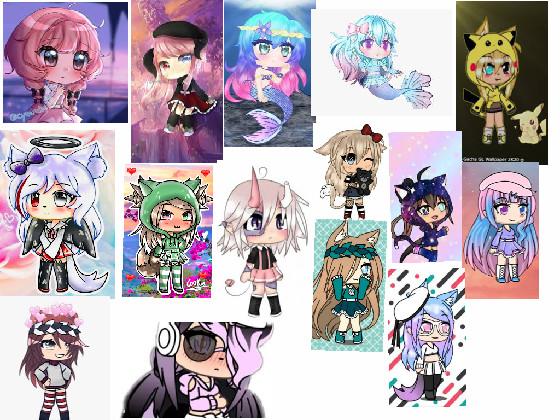 My oc and other gacha pics