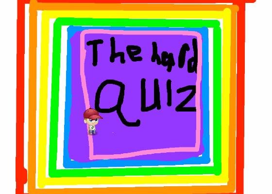 try to beat this quiz