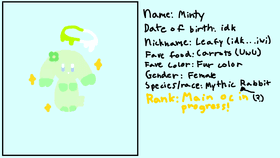 New oc updated!: Minty