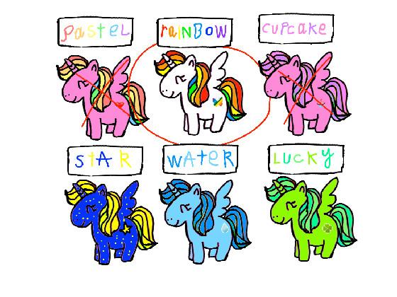 Unicorn adoptables!  1