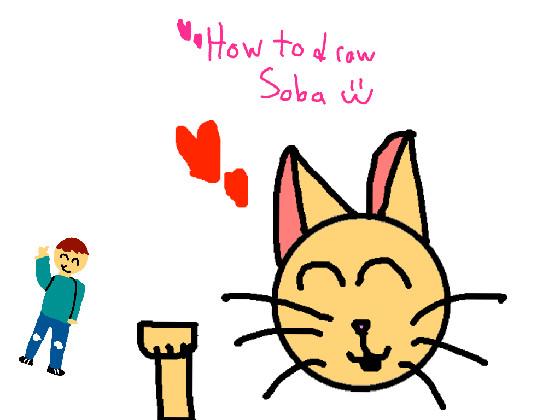 How to draw soba (my cat)