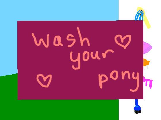 wash your foal!